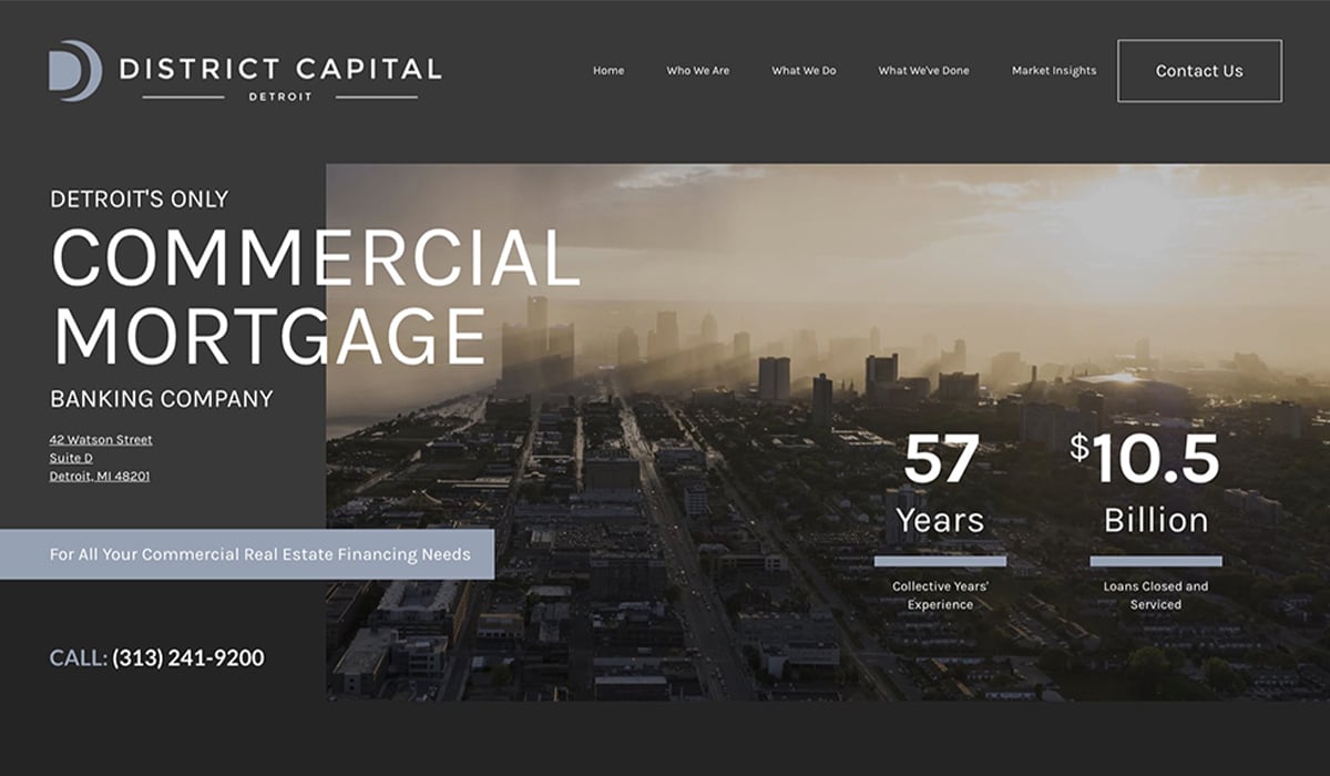 District Capital website