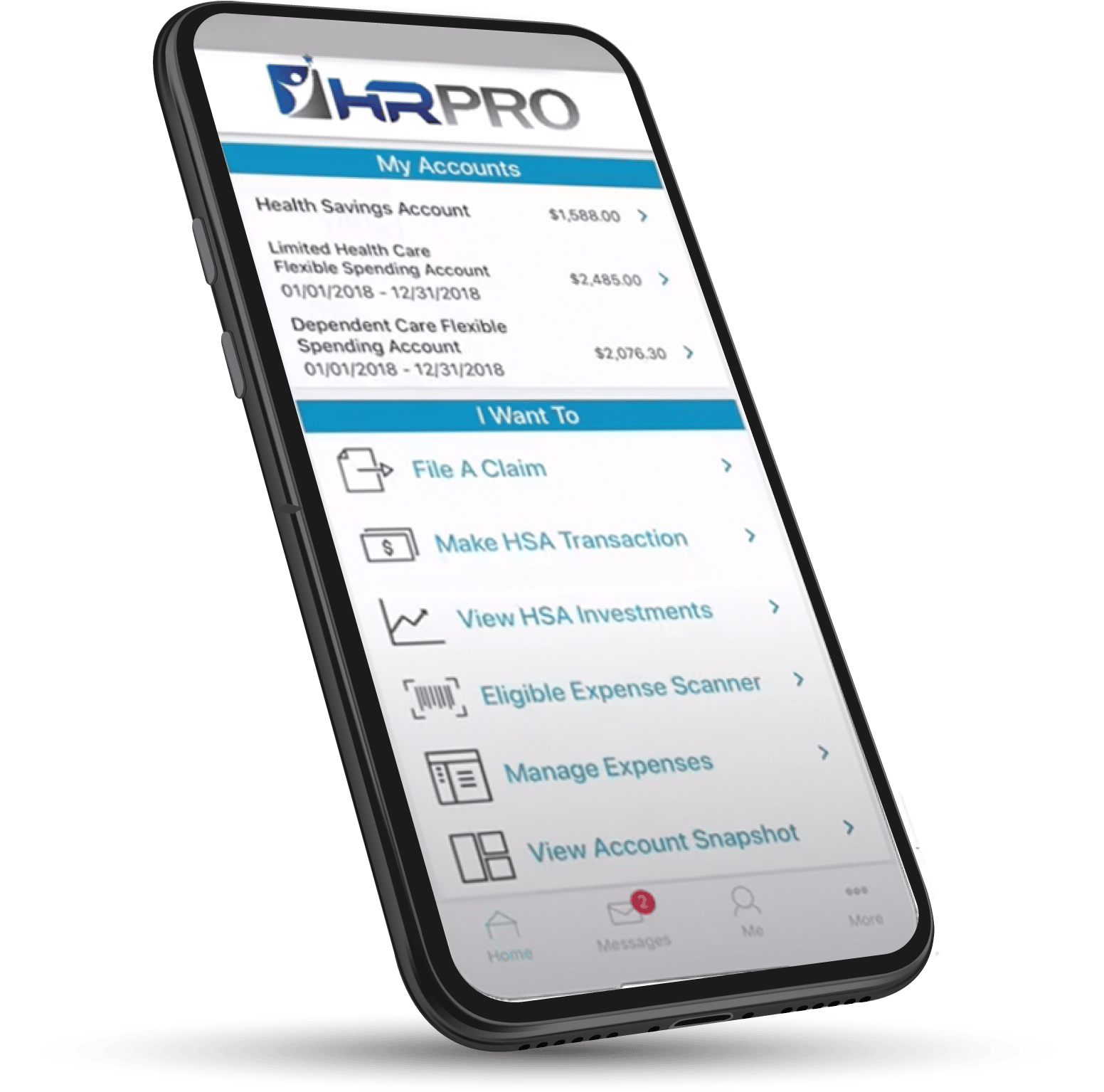 HR Pro smartphone app